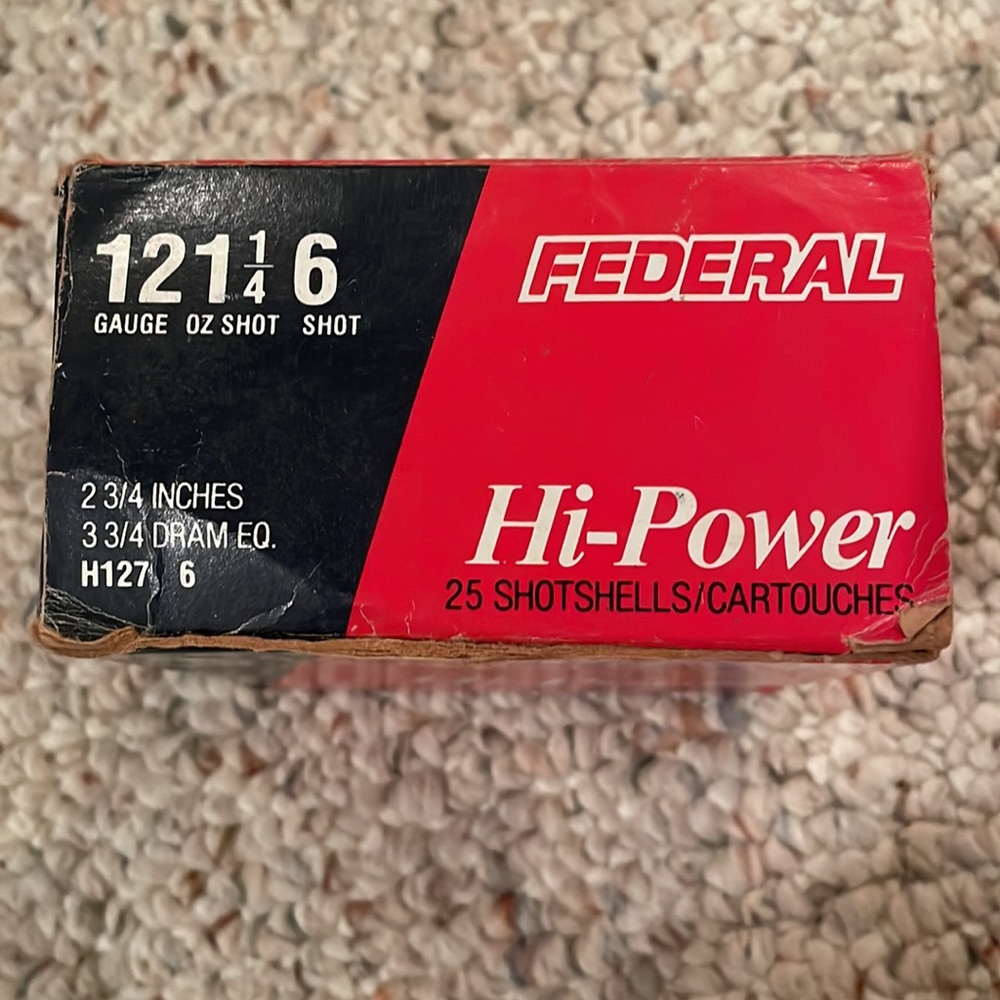Vintage Federal Hi-Power Shot Shell Box - Picture 2 of 7
